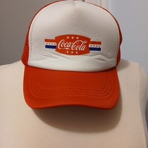 Coca-Cola Red and White Retro Trucker Hat